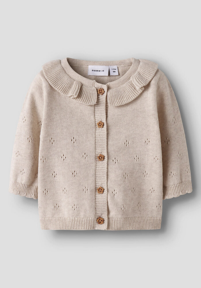 Name It NBFDIAME LS KNIT CARD Peyote Melange