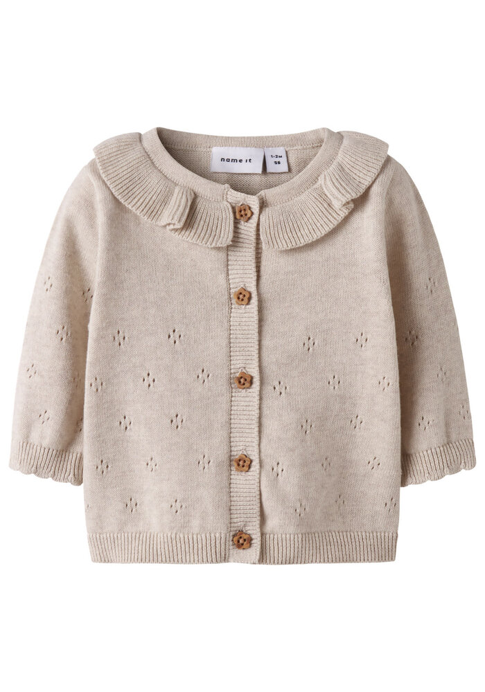 Name It NBFDIAME LS KNIT CARD Peyote Melange