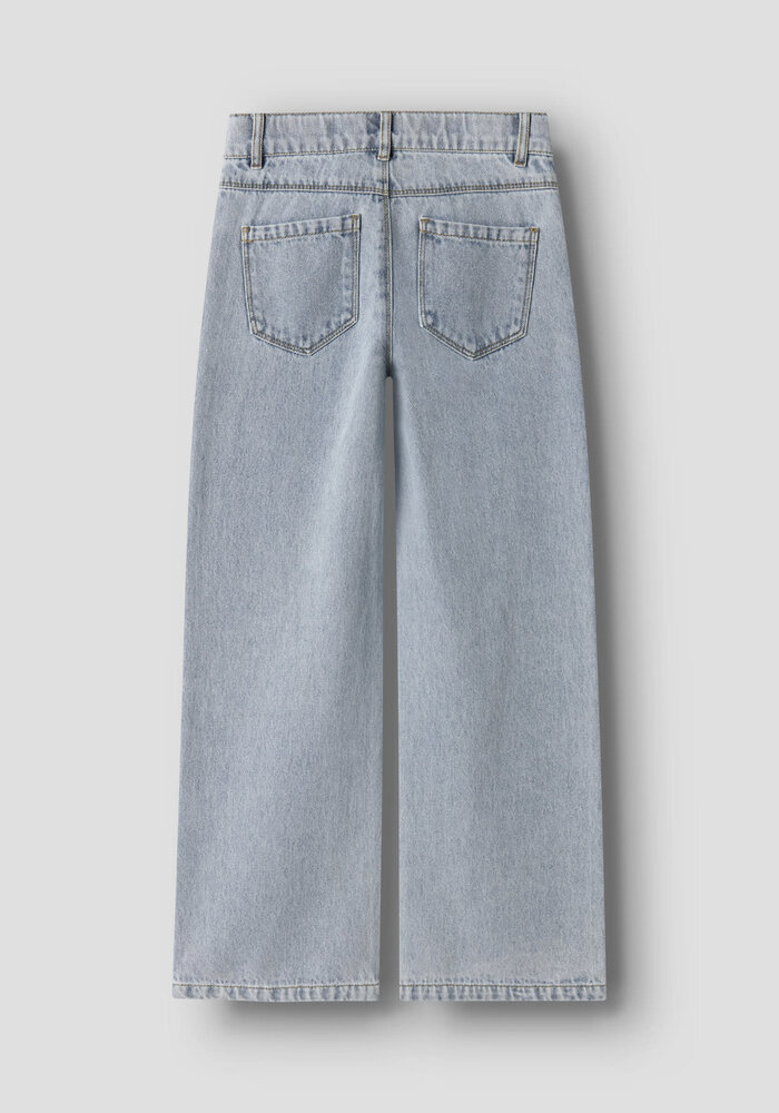 Name It NKFROSE WIDE HEART STUDS JEANS 2021-ZA D Light Blue Denim