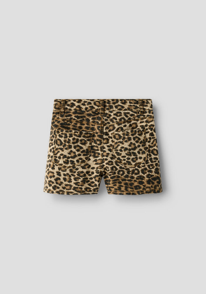 Name It NKFROSE HW SHORTS 4444-TD NOOS Silver Mink LEOPARD