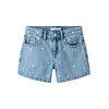 Name It NKFBELLA REG DNM SHORTS 3674-BE NOOS Light Blue Denim MULTI HEART