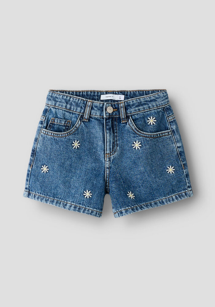 Name It NKFBELLA REG DNM SHORTS 3674-BE NOOS Medium Blue Denim DAISY