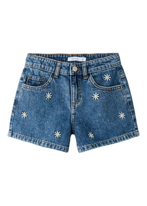 Name it Name It NKFBELLA REG DNM SHORTS 3674-BE NOOS Medium Blue Denim DAISY