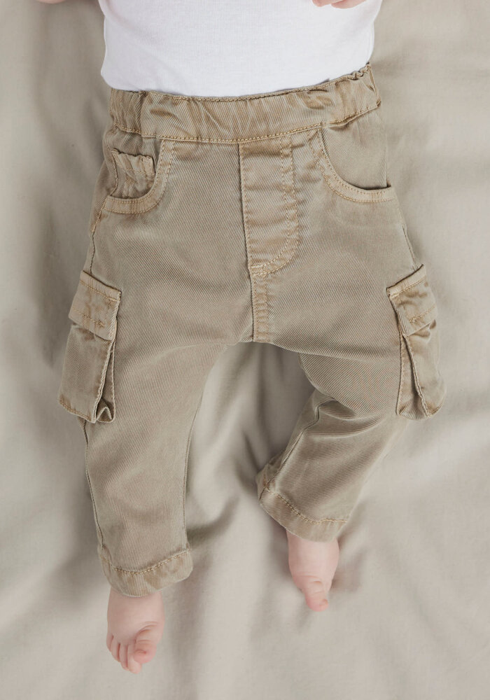 Name It NBMBEN BAGGY CARGO TWI PANT 8950-PO NOOS Chinchilla