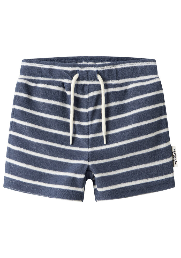 Name It NMMFINTI NREG TERRY SHORTS BOX Vintage Indigo