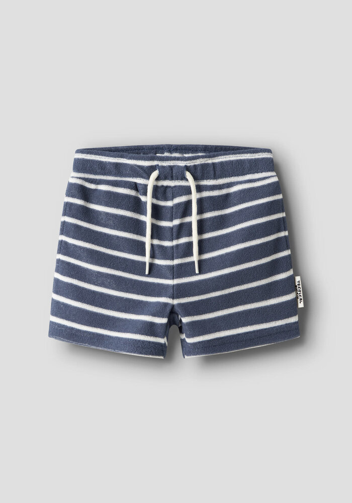 Name It NMMFINTI NREG TERRY SHORTS BOX Vintage Indigo