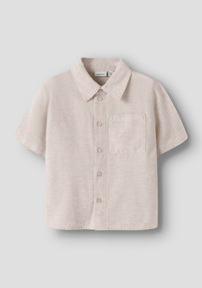 Name It NMMFAHER SS SHIRT Peyote Melange