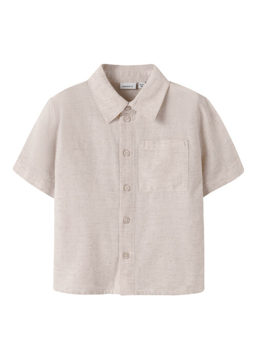 Name it Name It NMMFAHER SS SHIRT Peyote Melange