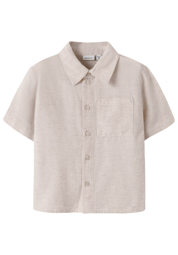 Name It NMMFAHER SS SHIRT Peyote Melange