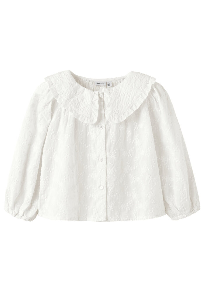 Name It NMFFREDERIKKE LS SHIRT Cloud Dancer