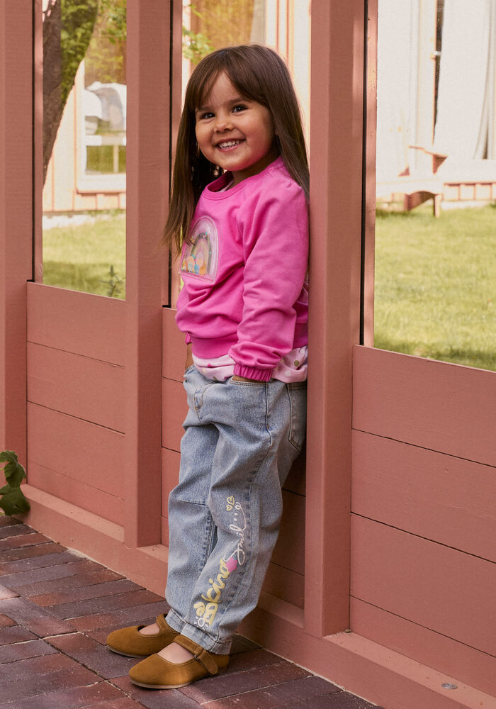 Name It NMFROSE BALLOON DECOR JEANS 2734-YA D Light Blue Denim