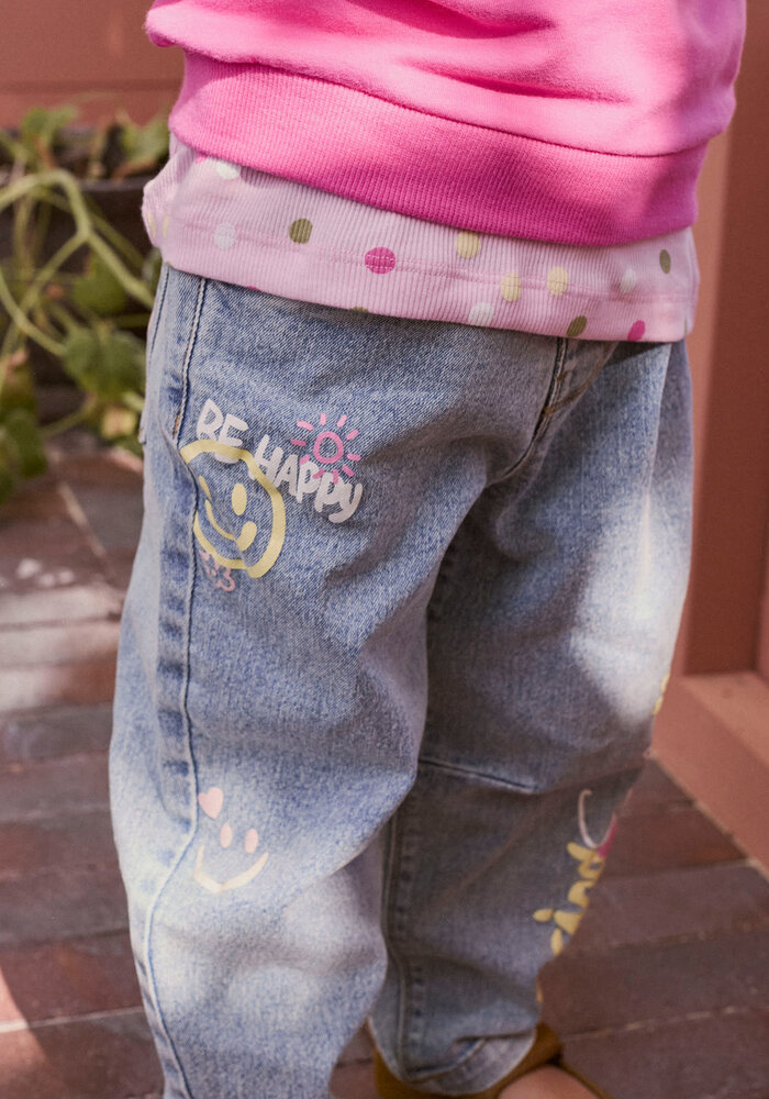 Name It NMFROSE BALLOON DECOR JEANS 2734-YA D Light Blue Denim