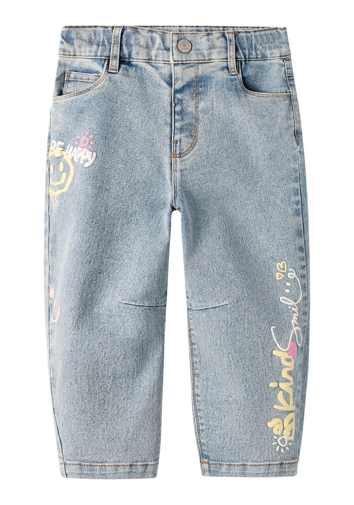 Name It NMFROSE BALLOON DECOR JEANS 2734-YA D Light Blue Denim