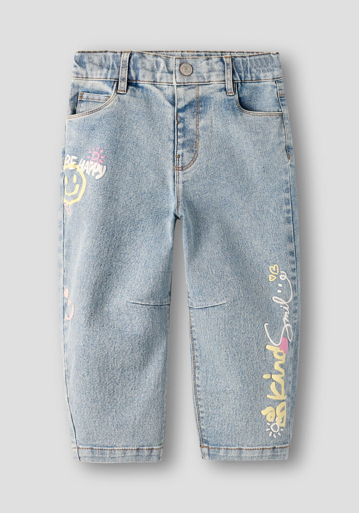 Name It NMFROSE BALLOON DECOR JEANS 2734-YA D Light Blue Denim