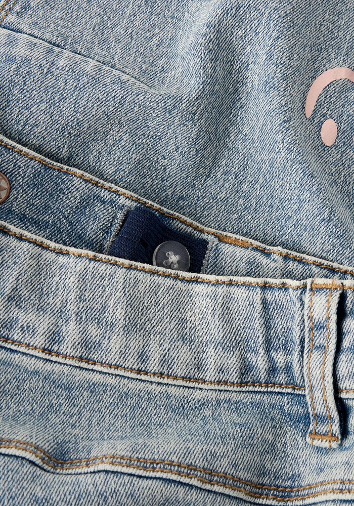 Name It NMFROSE BALLOON DECOR JEANS 2734-YA D Light Blue Denim