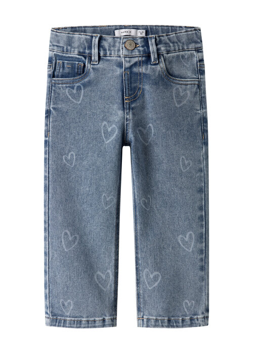Name it Name It NMFROSE STRAIGHT LASER JEANS 2583-GY B Medium Blue Denim