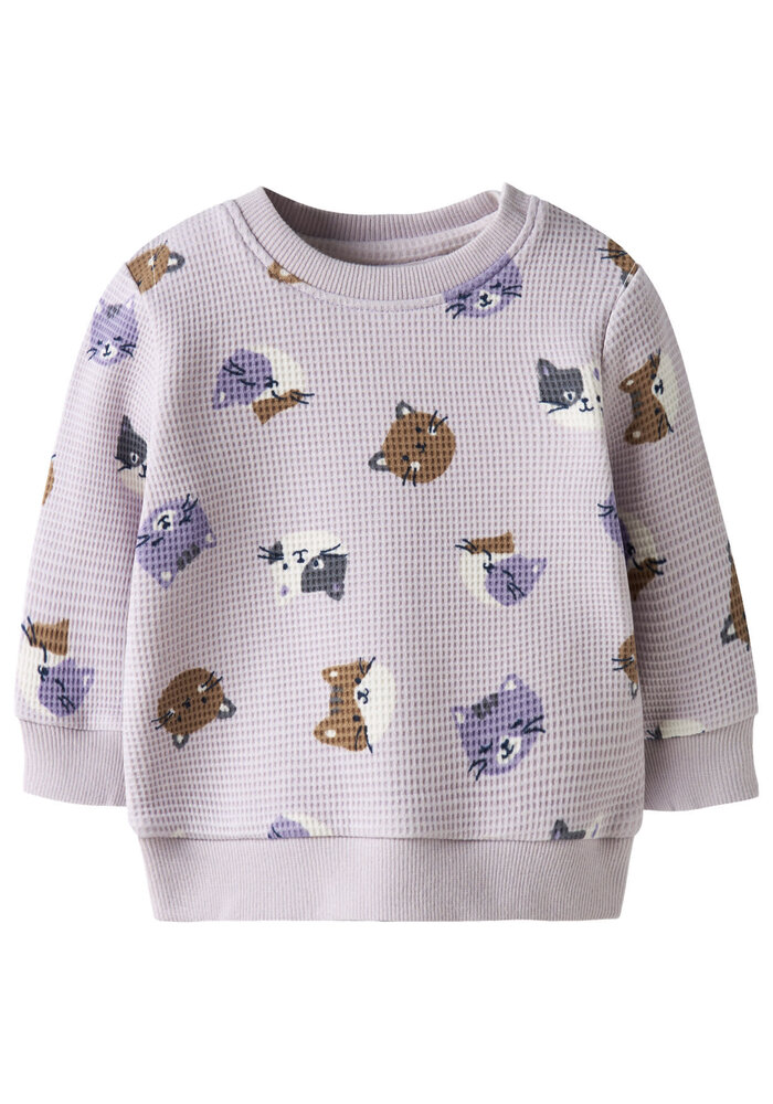 Name It NBFTAMMIE LS O-NECK Lilac Marble