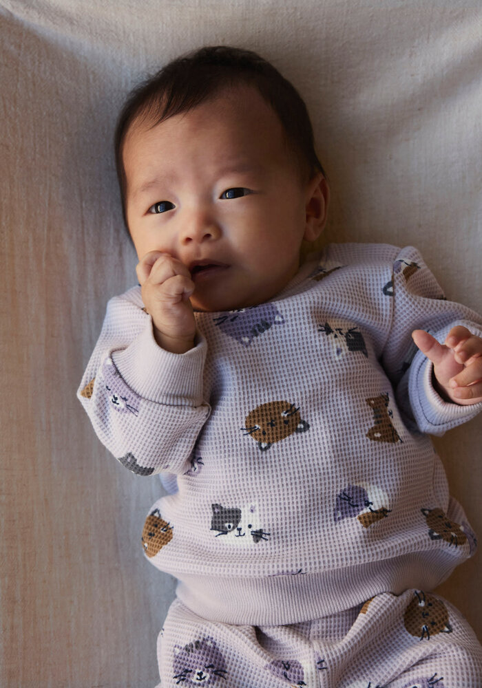 Name It NBFTAMMIE LS O-NECK Lilac Marble