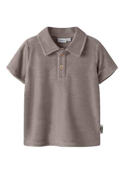 Name it Name It NMMFINTI SS NREG TERRY POLO BOX Chateau Gray