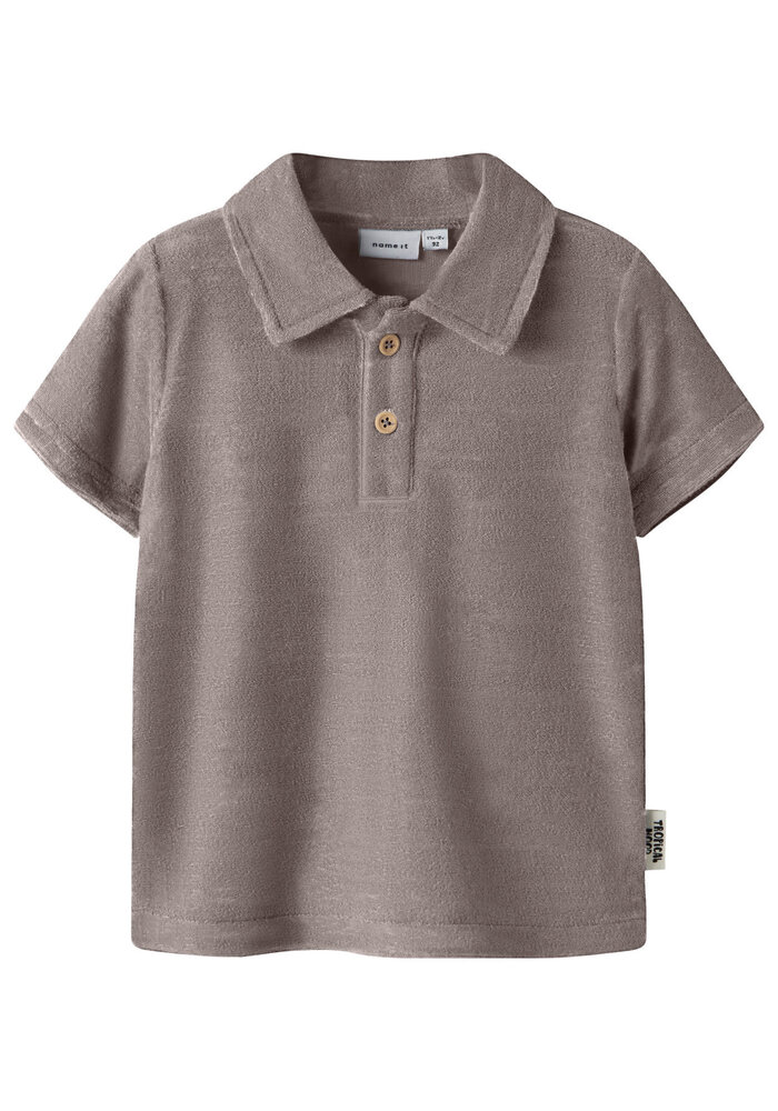 Name It NMMFINTI SS NREG TERRY POLO BOX Chateau Gray