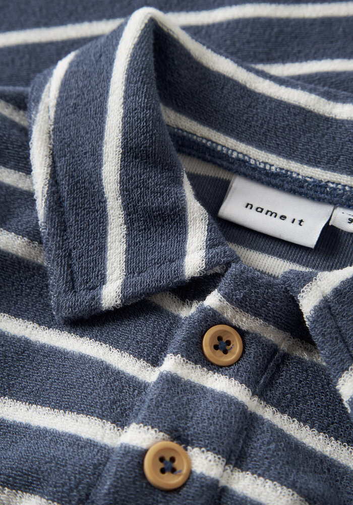 Name It NMMFINTI SS NREG TERRY POLO BOX Vintage Indigo