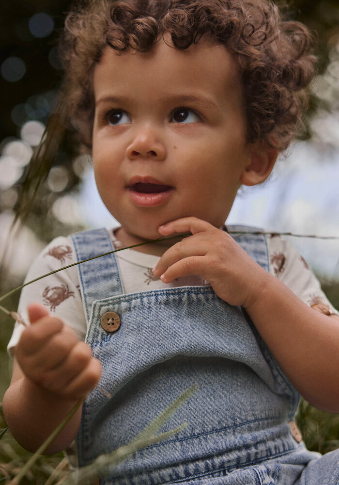 Lil' Atelier NBMFUNDA LOOSE SHORTALL 5552-FD LIL Medium Blue Denim