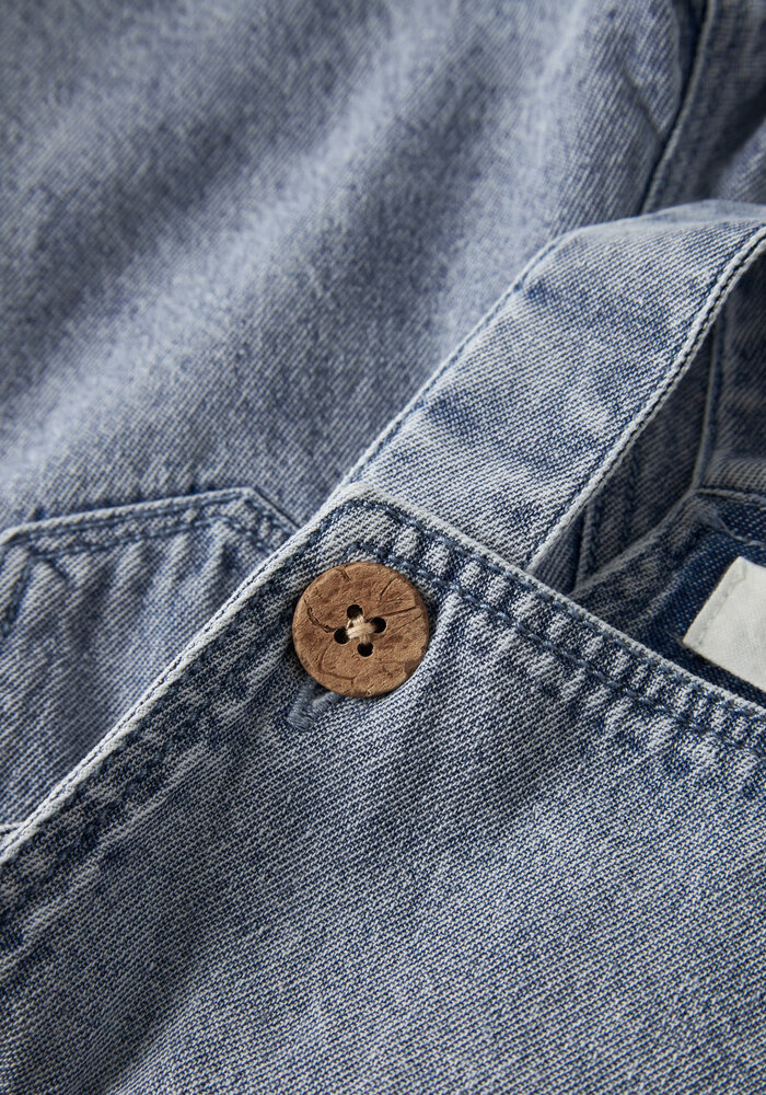 Lil' Atelier NBMFUNDA LOOSE SHORTALL 5552-FD LIL Medium Blue Denim