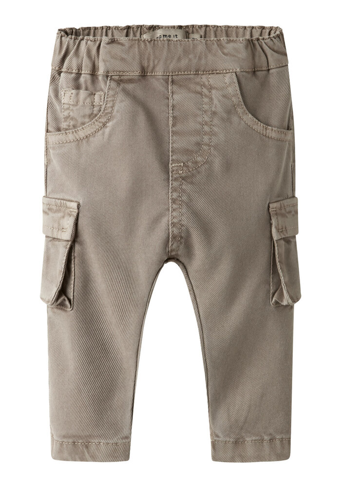Name It NBMBEN BAGGY CARGO TWI PANT 8950-PO NOOS Chinchilla