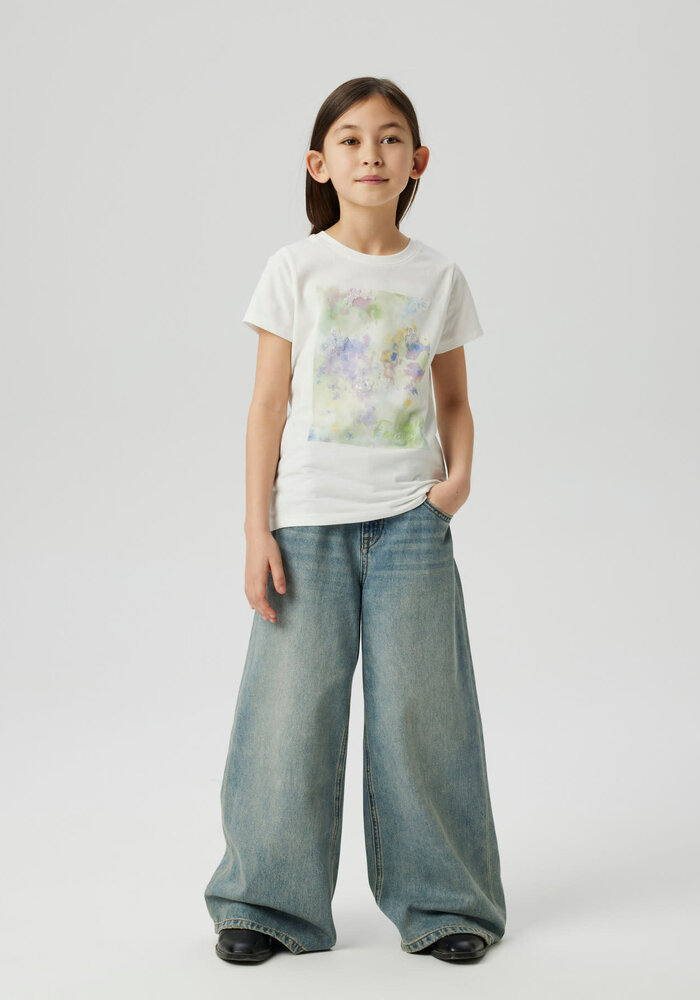 Name It NKFBELLA SKATER XWIDE JEANS 3111-ZA NOOS Vintage Medium Blue Denim