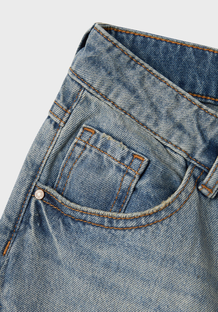 Name It NKFBELLA SKATER XWIDE JEANS 3111-ZA NOOS Vintage Medium Blue Denim