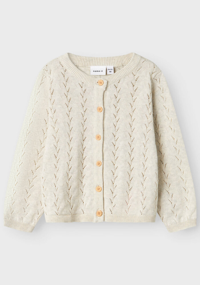 Name It NMFBANNI LS KNIT CARD NOOS Peyote Melange