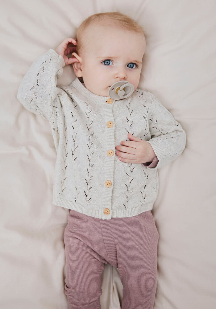 Name It NMFBANNI LS KNIT CARD NOOS Peyote Melange