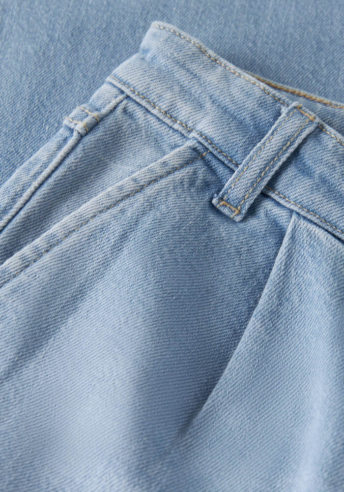 Name It NKFBELLA HW W PLEAT JEANS 3020-AZ L NOOS Light Blue Denim