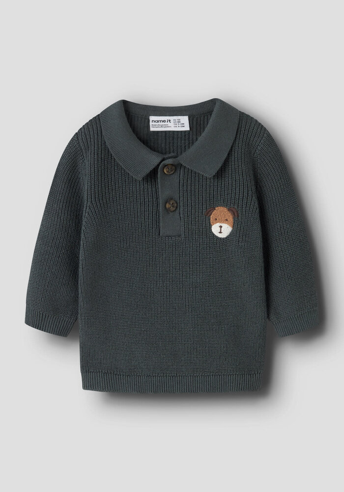 Name It NBMTANT LS KNIT POLO Urban Chic