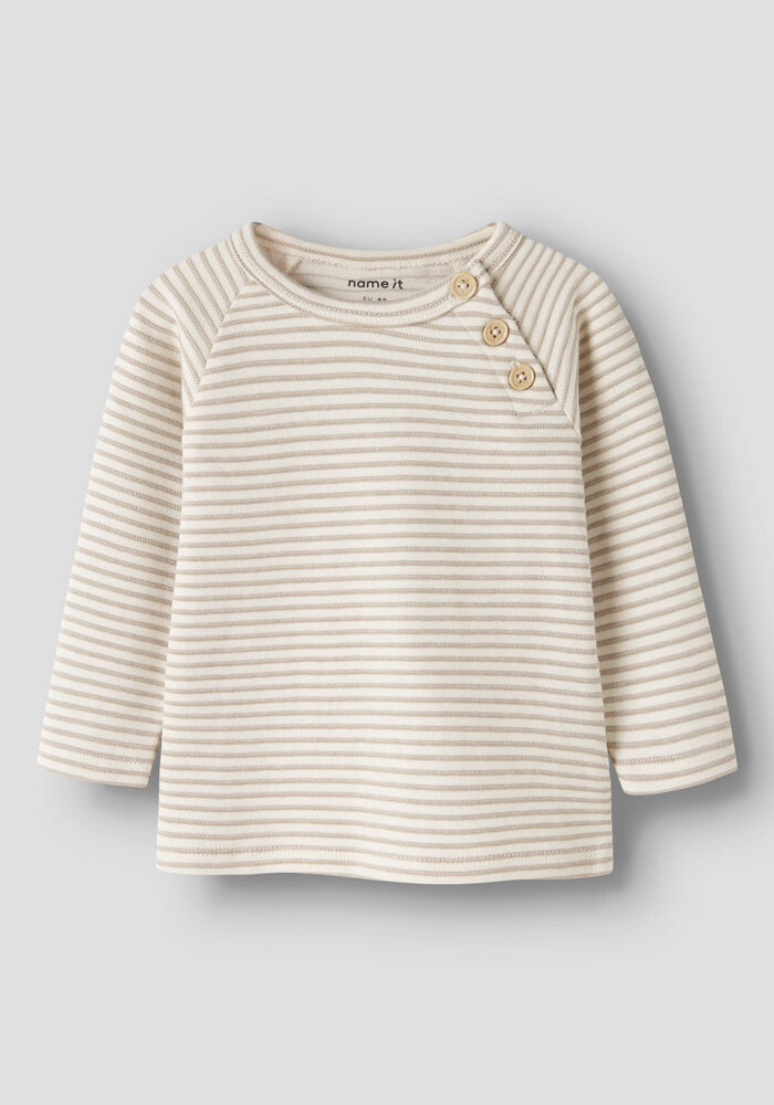 Name It NBMBRIPO LS O-NECK Vintage Khaki