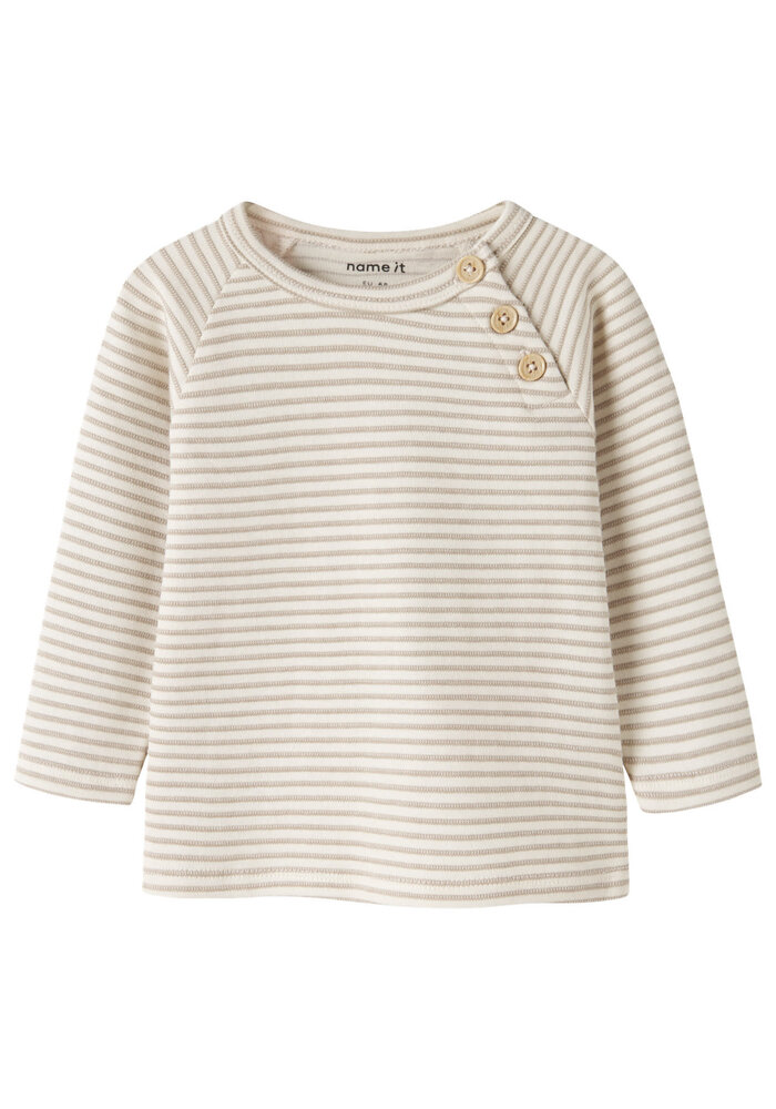 Name It NBMBRIPO LS O-NECK Vintage Khaki