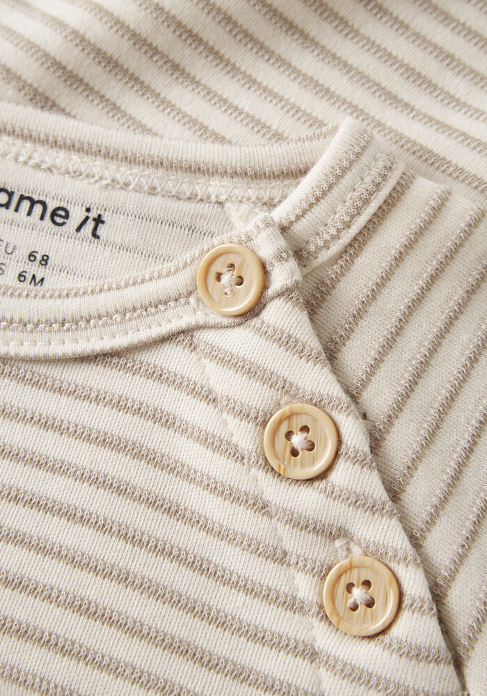 Name It NBMBRIPO LS O-NECK Vintage Khaki