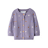 Name It NBFTIFLOW LS KNIT CARD Lavender Gray