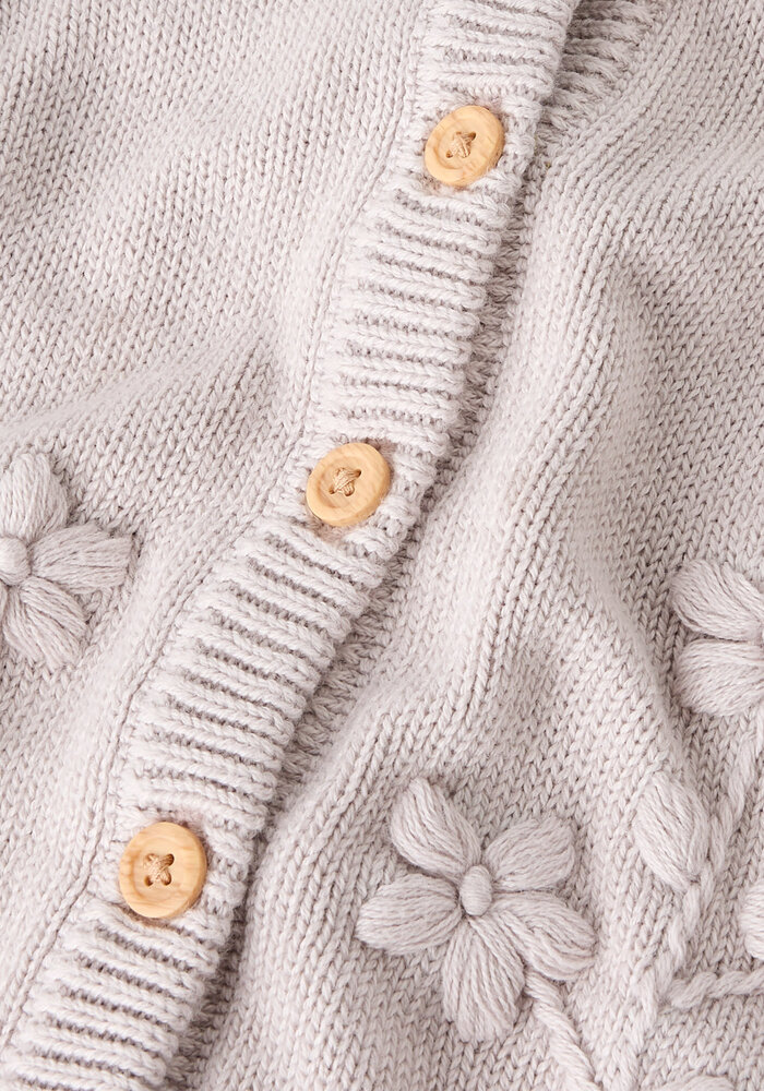 Name It NBFTOANA LS KNIT CARD Lilac Marble