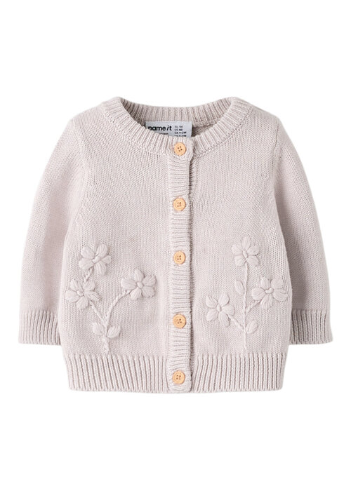 Name it Name It NBFTOANA LS KNIT CARD Lilac Marble