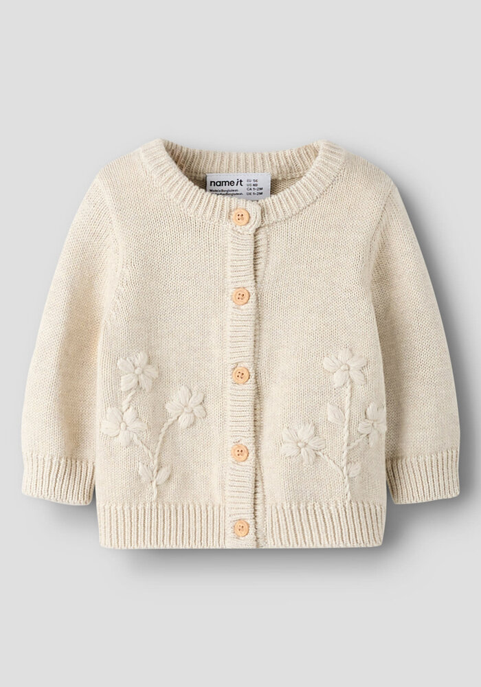 Name It NBFTOANA LS KNIT CARD Peyote Melange