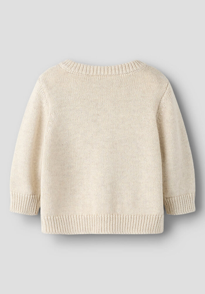 Name It NBFTOANA LS KNIT CARD Peyote Melange