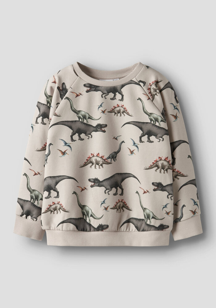 Name It NMMBERTIL LS NREG SWEAT BRU Pumice Stone