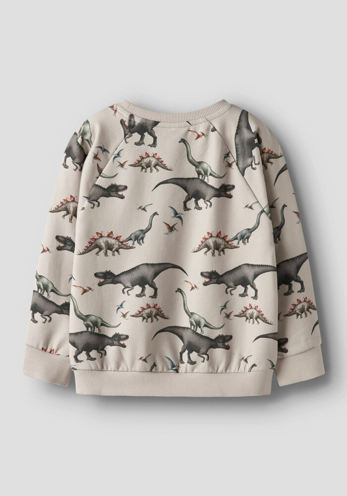 Name It NMMBERTIL LS NREG SWEAT BRU Pumice Stone