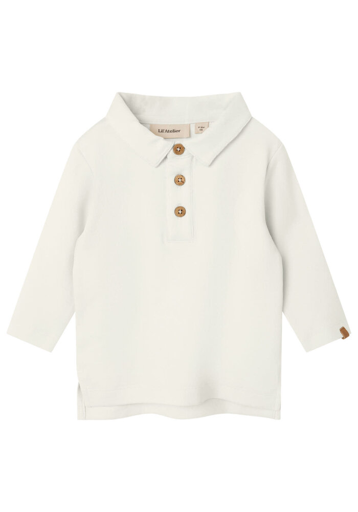 Lil' Atelier NBMFUNDO LS SLIM TOP LIL Coconut Milk