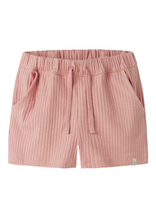 Lil' Atelier Lil' Atelier NMFSASELINE SHORTS LIL Rose Tan
