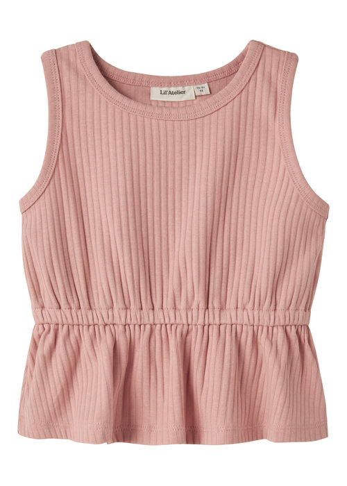 Lil' Atelier Lil' Atelier NMFSASELINE SL LOOSE TOP LIL Rose Tan