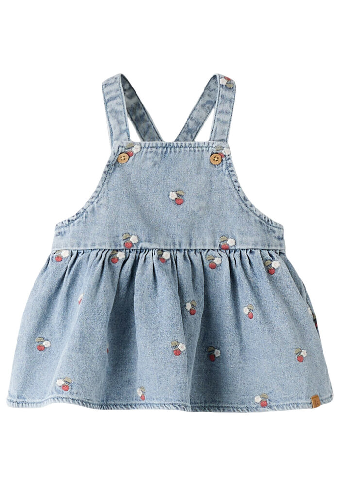 Lil' Atelier NBFFUNDA DNM EMB SKIRTALL 2106-FD LIL Medium Blue Denim EMB