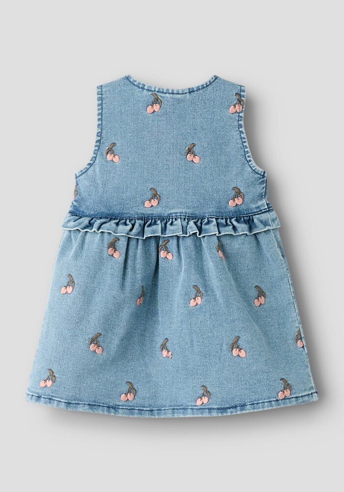 Lil' Atelier NBFDEVA DNM EMB SPENCER 2024-ES LIL Medium Blue Denim CHERRY