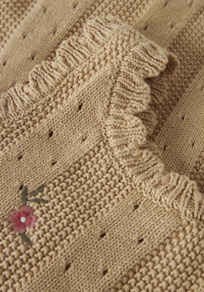 Lil' Atelier NMFHALYN STRAP KNIT TOP LIL Mojave Desert